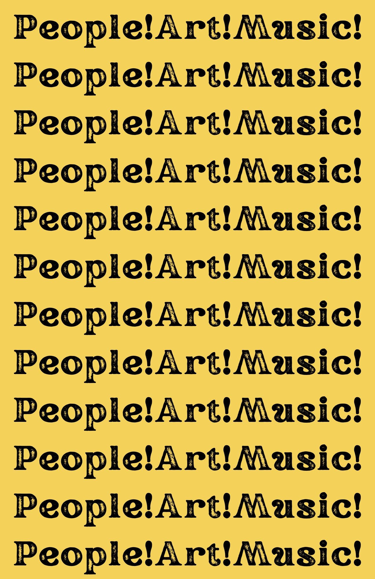 People!Art!Music! Poster