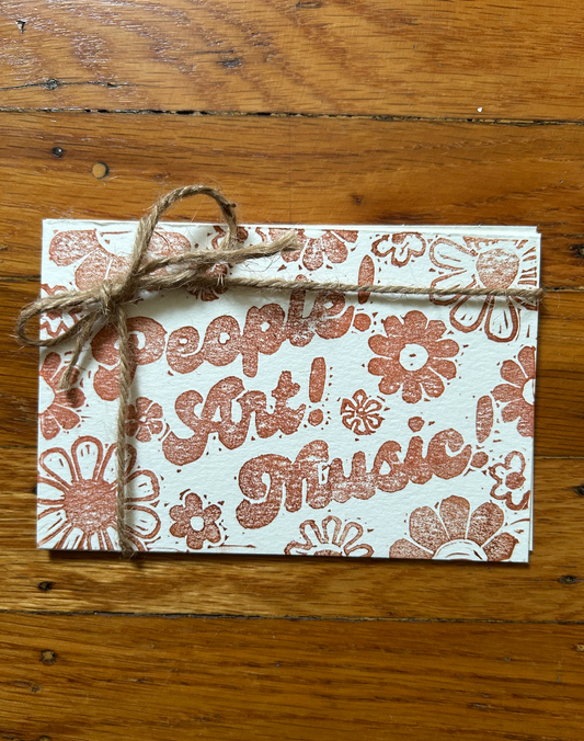 Block Print Postcards (Set of 5)