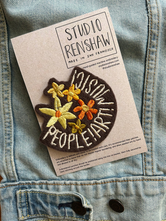 Hand-Embroidered Patch